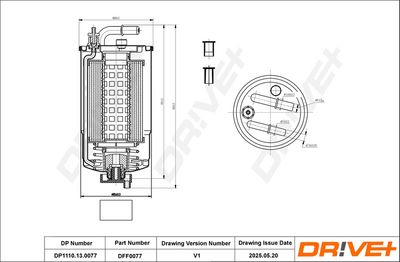 FILTRU COMBUSTIBIL DR!VE+ DP1110130077 1