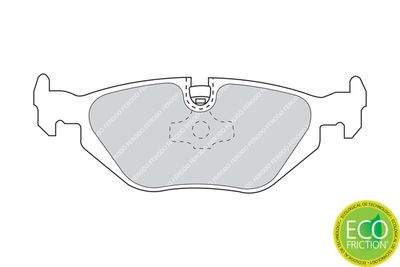 Комплект тормозных колодок, дисковый тормоз FDB850