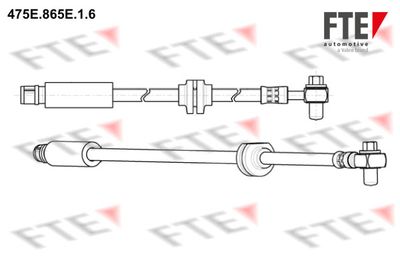 FTE 9240850 Тормозной шланг  для OPEL INSIGNIA (Опель Инсигниа)