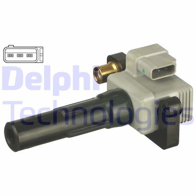 Катушка зажигания DELPHI GN10434-12B1 для SUBARU FORESTER