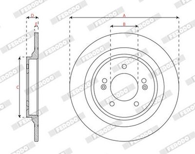 BREMSSCHEIBE FERODO DDF3099C 2