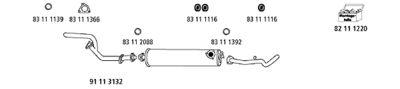 SISTEM DE ESAPAMENT HJS VW1425