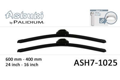 ASHUKI by Palidium ASH7-1025 Щетка стеклоочистителя  для RENAULT LATITUDE (Рено Латитуде)