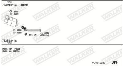 SISTEM DE ESAPAMENT WALKER VOK010282
