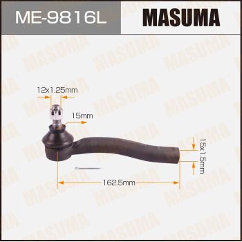 Наконечник поперечной рулевой тяги MASUMA ME-9816L для TOYOTA RACTIS