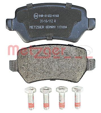 Brake Pad Set, disc brake 1170004