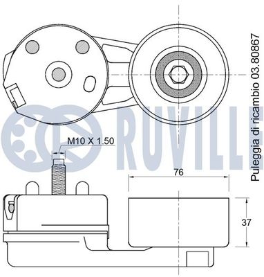 INTINZATOR CUREA CUREA DISTRIBUTIE RUVILLE 542771 1