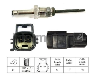 Sensor, exhaust gas temperature Intermotor 27447