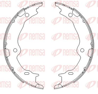 Brake Shoe, parking brake 4467.00