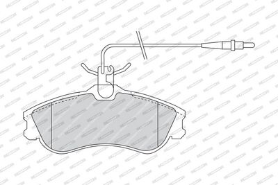 SET PLACUTE FRANA FRANA DISC FERODO FDB1112 1