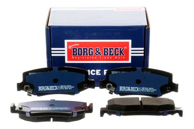 комплект спирачно феродо, дискови спирачки BORG & BECK BBP2208