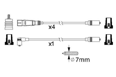 BOSCH Zündleitungssatz