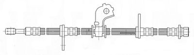 Тормозной шланг CEF 512505 для HONDA CRX