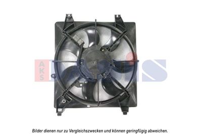 Вентилятор, охлаждение двигателя AKS DASIS 568059N для HYUNDAI SANTA FE