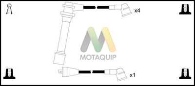 Комплект проводов зажигания MOTAQUIP LDRL1523 для NISSAN VANETTE
