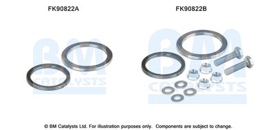 Монтажный комплект, катализатор BM CATALYSTS FK90822 для MAZDA XEDOS