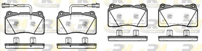 ROADHOUSE 2666.12 Тормозные колодки и сигнализаторы  для ALFA ROMEO GIULIETTA (940_) 1.4 BiFuel (940FXA1A, 940FXT1A)