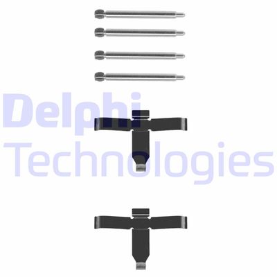 Комплектующие, колодки дискового тормоза DELPHI LX0144 для ALFA ROMEO 33