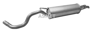 Глушитель выхлопных газов конечный ASMET 19.031 для VW BORA