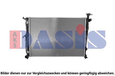 Радиатор, охлаждение двигателя AKS DASIS 560126N для KIA SORENTO