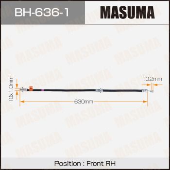 MASUMA BH-636-1 Тормозной шланг  для INFINITI  (Инфинити Фx)
