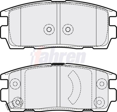 Fahren Brake Pad Set, disc brake FBP3225
