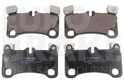Комплект тормозных колодок, дисковый тормоз EUROBRAKE 5502224799 для PORSCHE CAYENNE