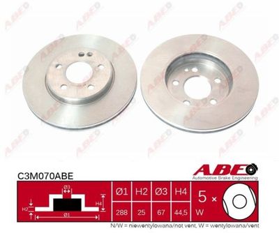 Brake Disc C3M070ABE