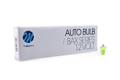 ZAROWKA 12V 2W BAX B8.5D GREEN/BLACK