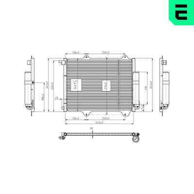 CONDENSATOR CLIMATIZARE ERA 667412