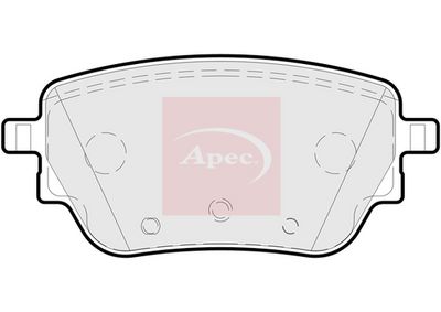 APEC Brake Pad Set, disc brake PAD2246