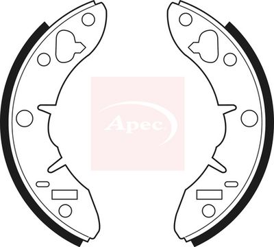 APEC Brake Shoe Set SHU187