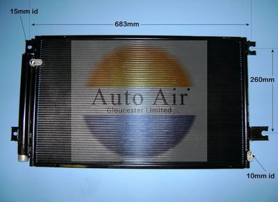 Condenser, air conditioning Auto Air Gloucester 16-9931