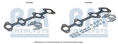 Монтажен комплект, катализатор BM Catalysts FK91208