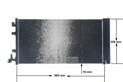 CONDENSATOR CLIMATIZARE MAHLE AC630000S 12