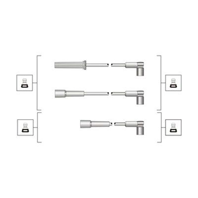 Комплект проводов зажигания MAGNETI MARELLI 941319170021 для DAEWOO NEXIA