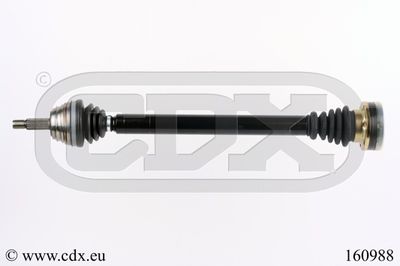 Приводной вал CDX 160988 для VW SCIROCCO