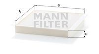 MANN-FILTER CU 2356 Фильтр салона  для HYUNDAI ELANTRA (Хендай Елантра)