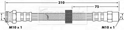 BORG & BECK BBH7188 Тормозной шланг для VW JETTA II (19E, 1G2, 165)