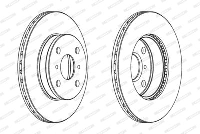 DISC FRANA FERODO DDF413 1