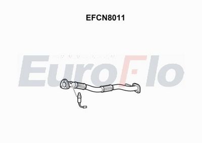 EuroFlo Exhaust Pipe EFCN8011
