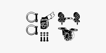 SET MONTARE SISTEM DE ESAPAMENT