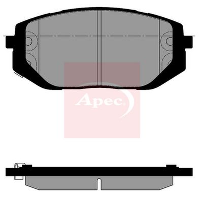 APEC Brake Pad Set, disc brake PAD2532
