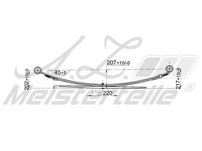 комплект пружини A.Z. Meisterteile AZMT-42-089-9006
