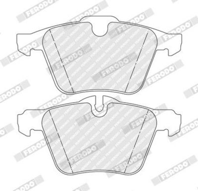 BREMSBELAGSATZ SCHEIBENBREMSE FERODO FDB5236 1