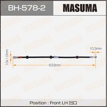 Тормозной шланг MASUMA BH-578-2 для MITSUBISHI ASX