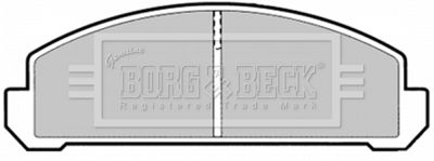 BORG & BECK BBP1289 Тормозные колодки и сигнализаторы  для MAZDA 323 I (FA) 1.3