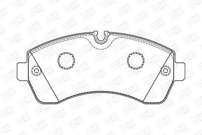 BREMSBELAGSATZ SCHEIBENBREMSE CHAMPION 573726CH 1