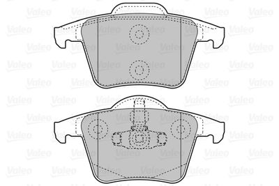 Brake Pad Set, disc brake 598829