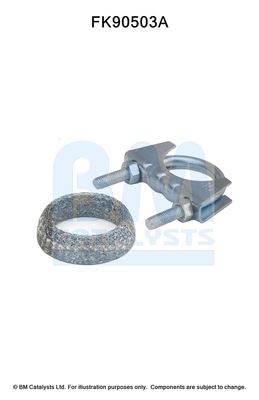 Монтажный комплект, катализатор BM CATALYSTS FK90503 для FIAT UNO